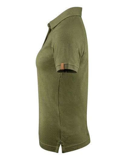 James Harvest Brookings Ladies Polo - Moss Green