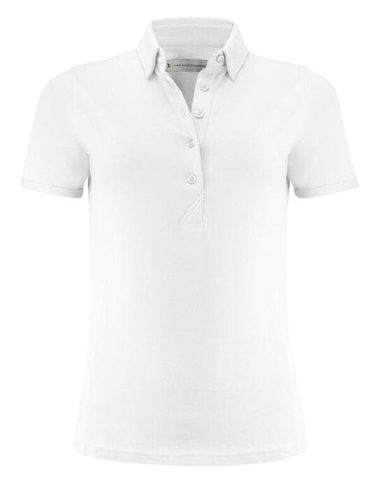 James Harvest American Ladies Polo - White