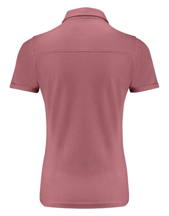 James Harvest American Ladies Polo - Dusty Red