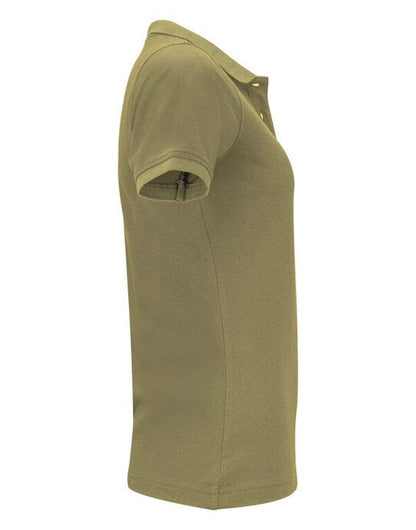James Harvest Pinedale Ladies Pique Polo - Moss Green