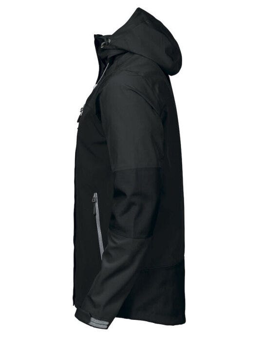 James Harvest Islandblock Shell Jacket - Black