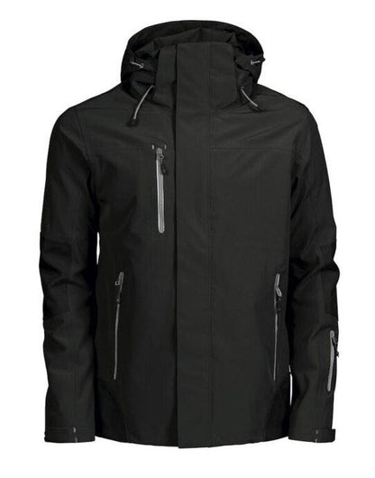 James Harvest Islandblock Shell Jacket - Black