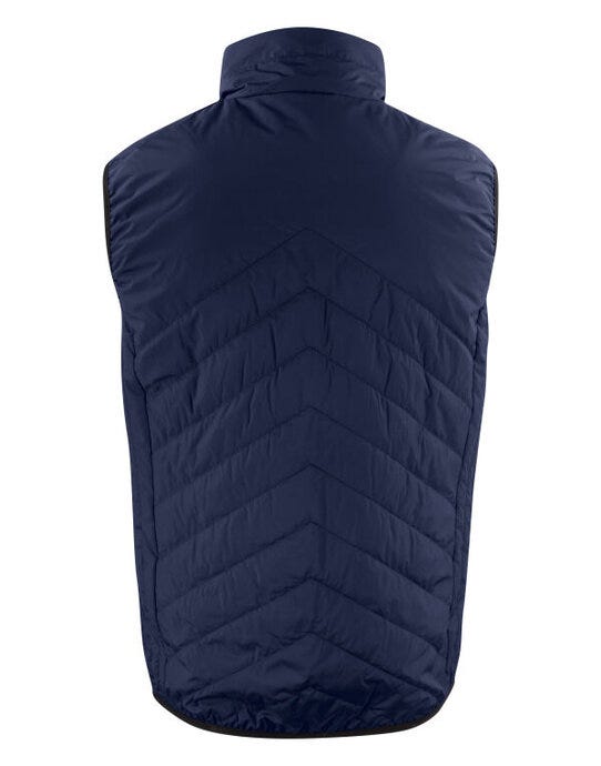James Harvest Deer Ridge Quilted Vest - Navy