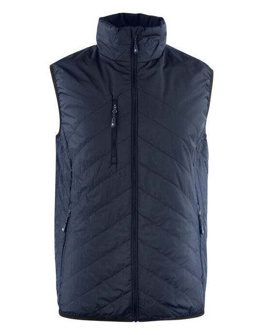 James Harvest Deer Ridge Quilted Vest - Navy