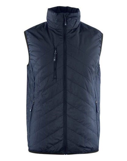 James Harvest Deer Ridge Quilted Vest - Navy