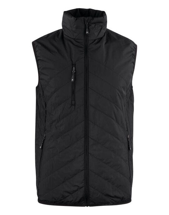 James Harvest Deer Ridge Quilted Vest - Black