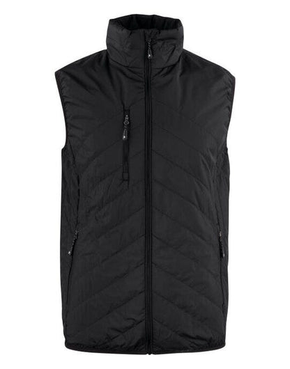 James Harvest Deer Ridge Quilted Vest - Black
