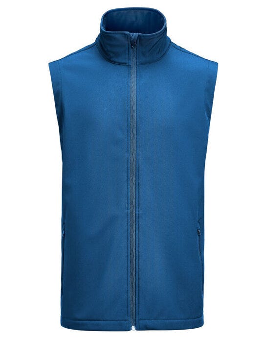 James Harvest Valley Vest - Blue