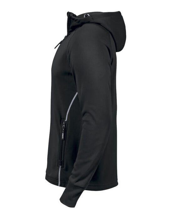 James Harvest Northderry Fleece Jacket - Black