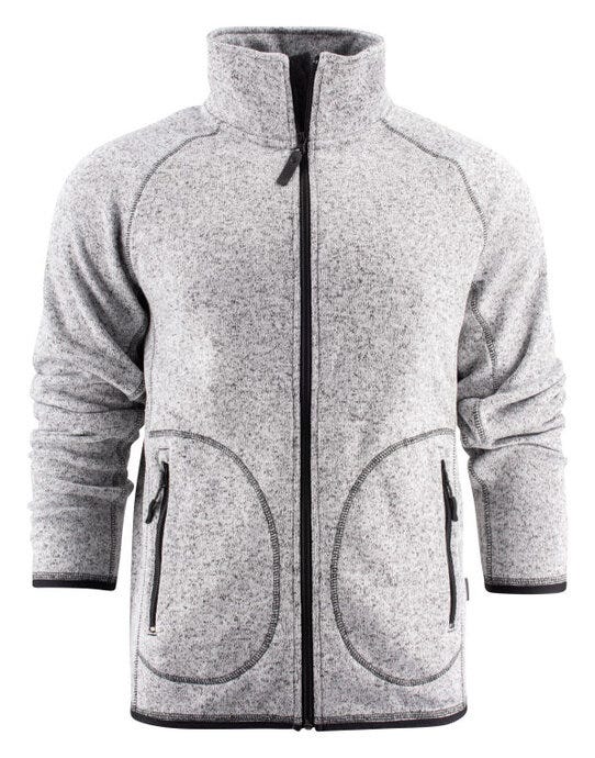 James Harvest Rich Hill Fleece Jacket - Grey Melange