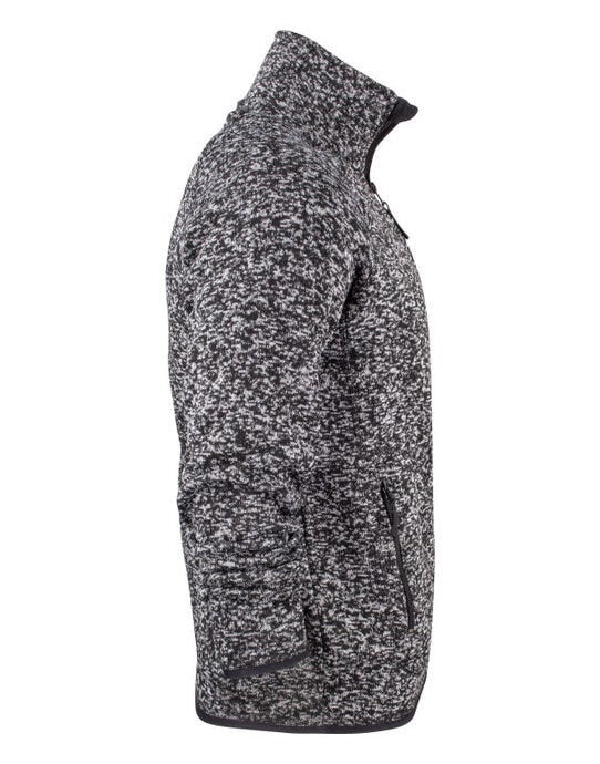 James Harvest Rich Hill Fleece Jacket - Anthracite Melange