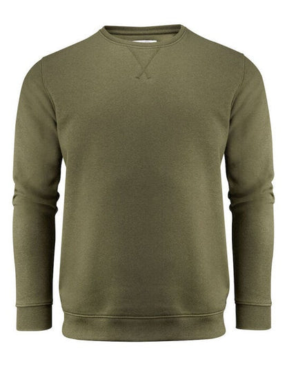 James Harvest Alder Heights Sweatshirt - Moss Green