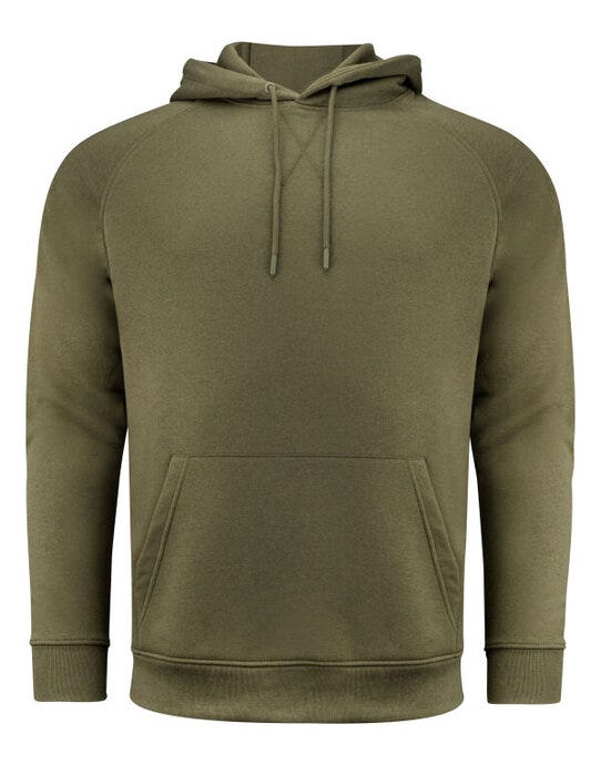 James Harvest Hardin Heights Hood Sweat - Moss Green