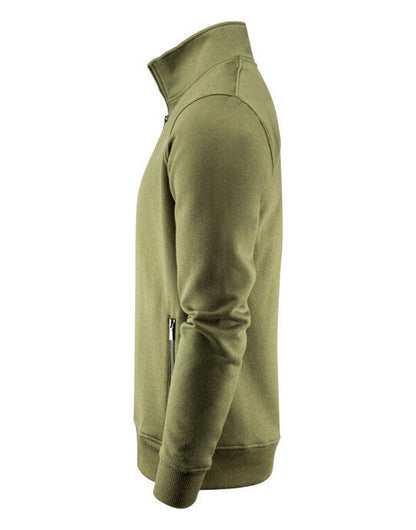 James Harvest Melville Heights Sweat - Moss Green