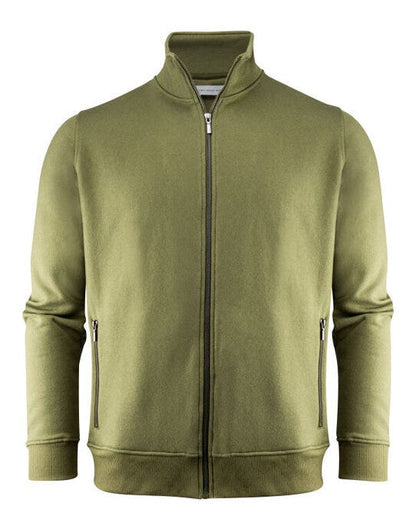 James Harvest Melville Heights Sweat - Moss Green