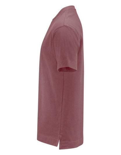 James Harvest Devons Relaxed Fit T-Shirt - Dusty Red