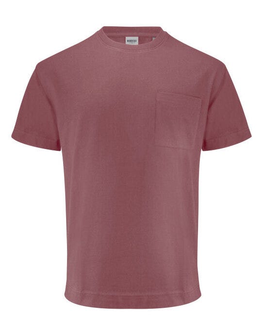 James Harvest Devons Relaxed Fit T-Shirt - Dusty Red