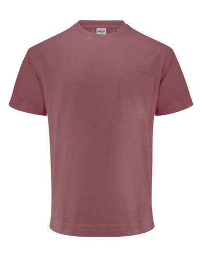 James Harvest Devons Relaxed Fit T-Shirt - Dusty Red