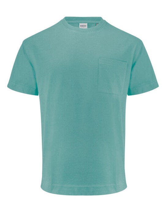 James Harvest Devons Relaxed Fit T-Shirt - Aloe Green