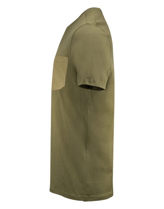 James Harvest Walcott T-Shirt - Moss Green