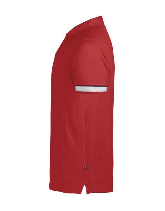 James Harvest Anderson Pique Polo - Red