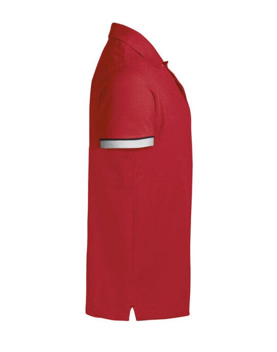 James Harvest Anderson Pique Polo - Red