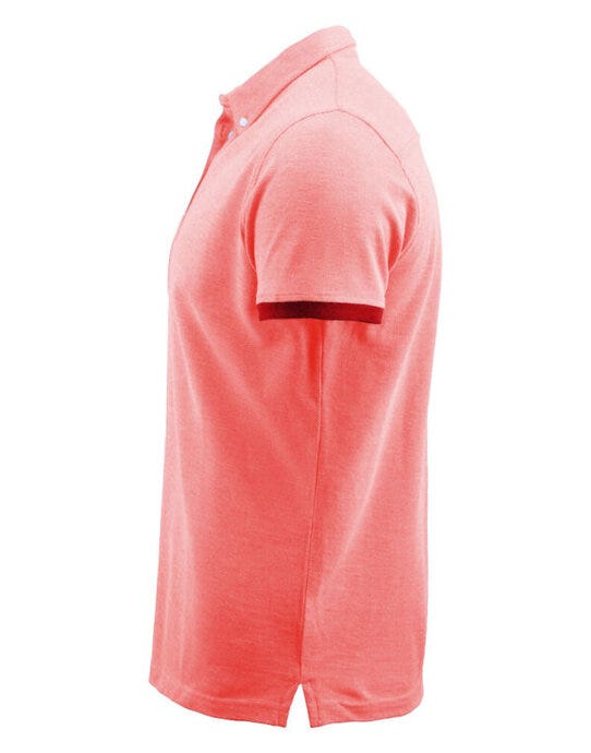 James Harvest Larkford Pique Polo Shirt - Red Melange