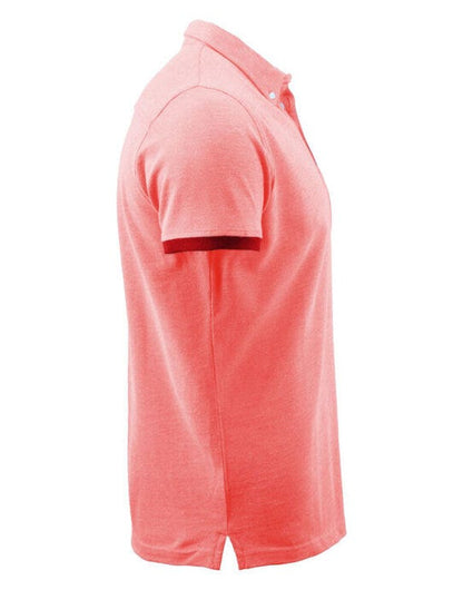 James Harvest Larkford Pique Polo Shirt - Red Melange