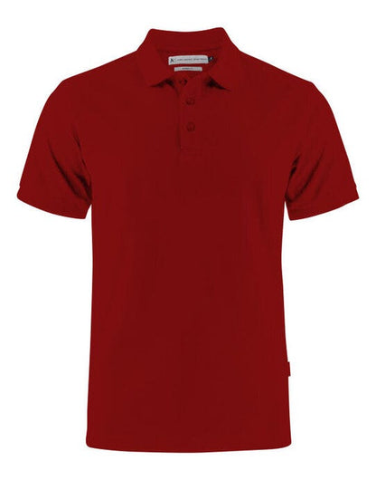 James Harvest Neptune Modern Polo - Dark Red