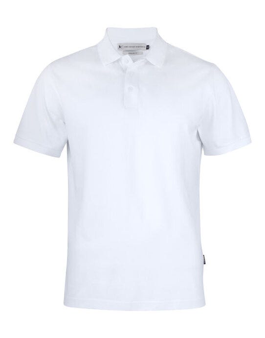 James Harvest Sunset Regular Polo - White