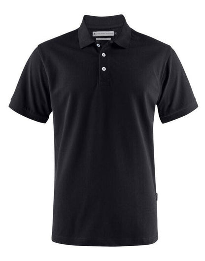 James Harvest Sunset Regular Polo - Black