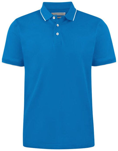James Harvest Greenville Regular Polo - Bright Blue