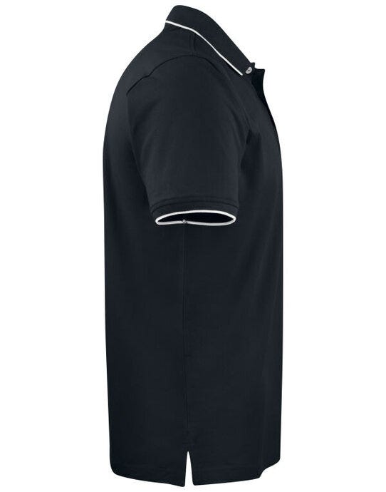 James Harvest Greenville Regular Polo - Black