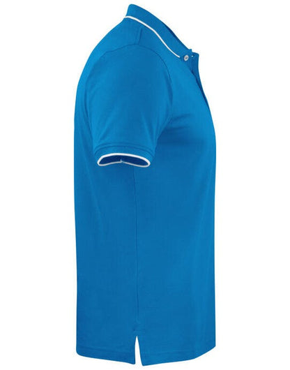 James Harvest Greenville Modern Polo - Bright Blue