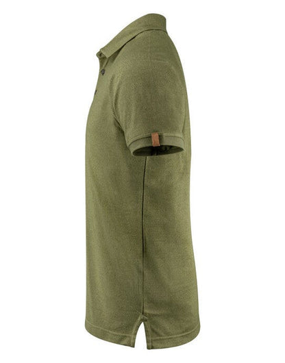 James Harvest Brookings Regular Polo - Moss Green