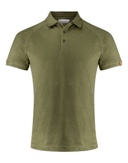 James Harvest Brookings Modern Polo - Moss Green