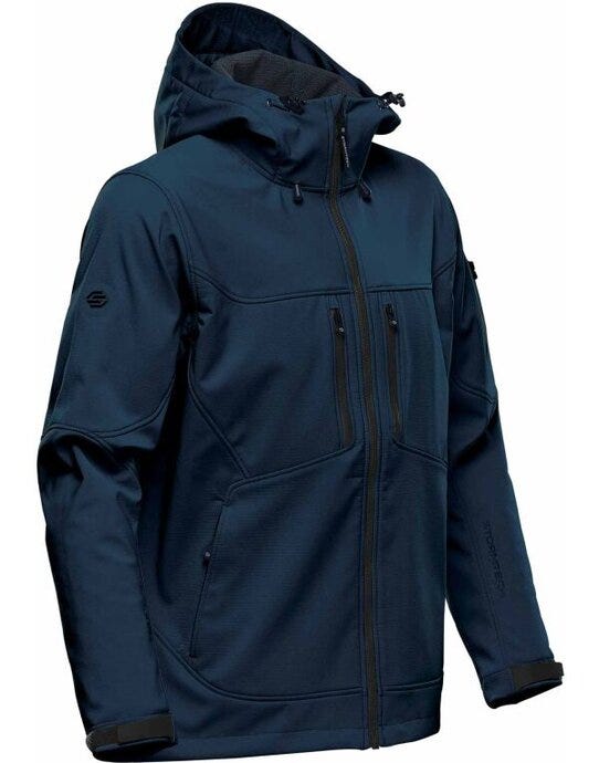 Stormtech Mens Epsilon 2 Softshell - Navy/Graphite