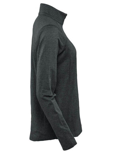 Stormtech LadysTreeline 1/4 Zip Pullover - Black Heather
