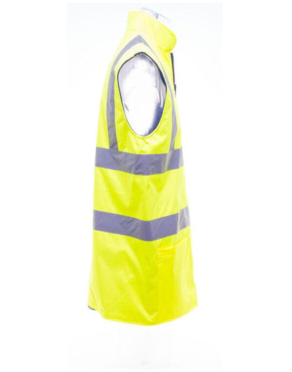 Yoko Hi-Vis Reversible Fleece Vest - Hi-Vis Yellow