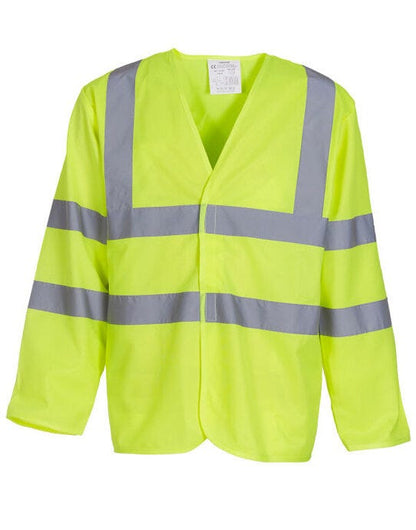Yoko Hi-Vis Long Sleeve Vest - Hi-Vis Yellow