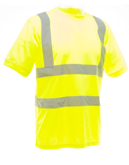 Yoko Hi-Vis Short Sleeve T-Shirt - Hi-Vis Yellow