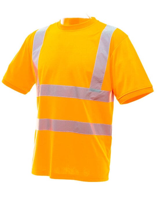 Yoko Hi-Vis Short Sleeve T-Shirt - Hi Vis Orange