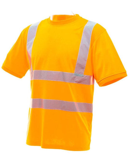 Yoko Hi-Vis Short Sleeve T-Shirt - Hi Vis Orange
