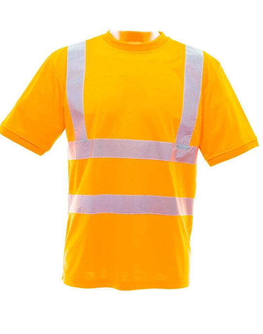 Yoko Hi-Vis Short Sleeve T-Shirt - Hi Vis Orange