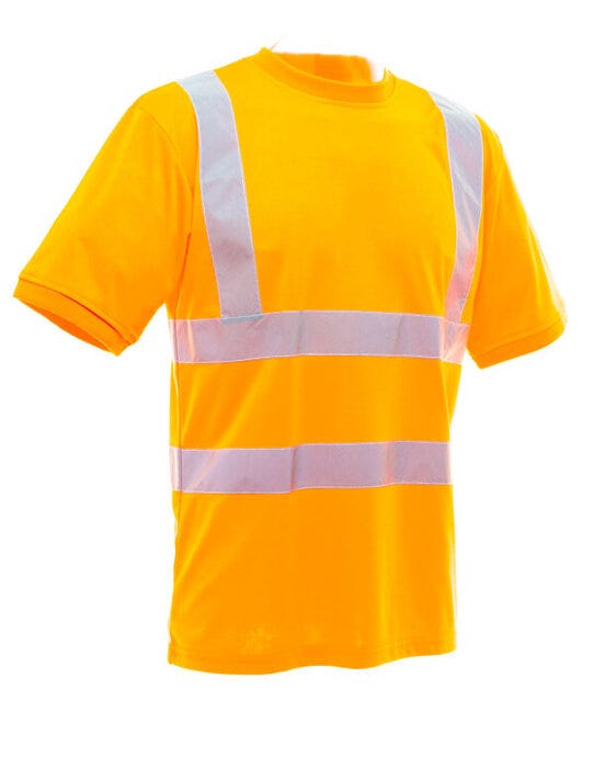Yoko Hi-Vis Short Sleeve T-Shirt - Hi Vis Orange