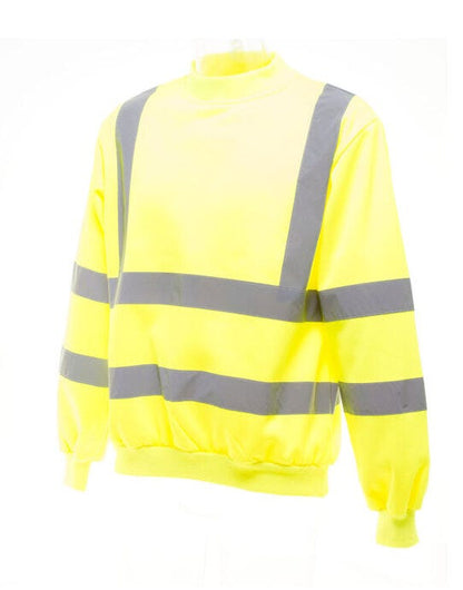 Yoko Hi-Vis Heavyweight Sweatshirt - Hi-Vis Yellow