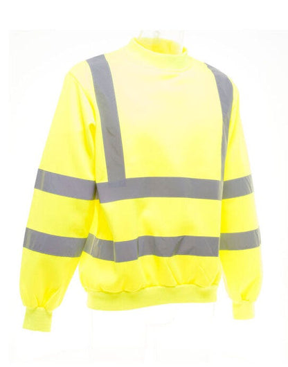 Yoko Hi-Vis Heavyweight Sweatshirt - Hi-Vis Yellow
