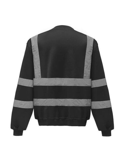 Yoko Hi-Vis Heavyweight Sweatshirt - Black