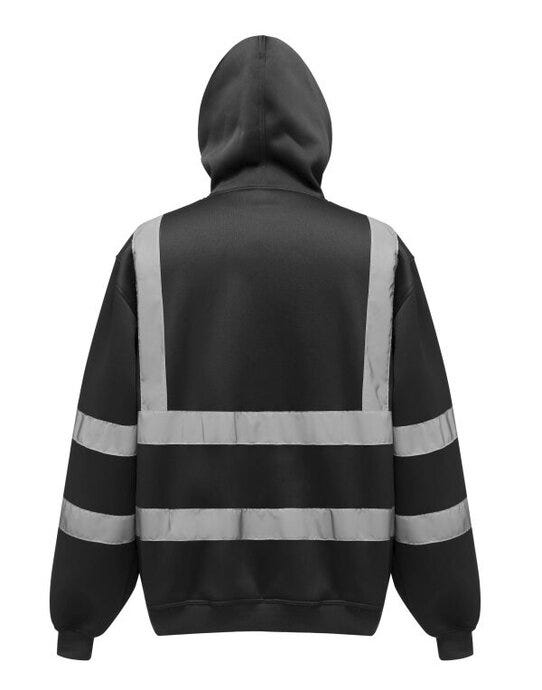 Yoko Hi-VIs Hoodie - Black