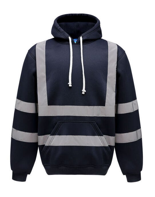 Yoko Hi-VIs Hoodie - Navy